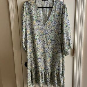 Floral V-Neck Dress